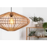 Lampa wisząca MAGALI Ø 56 cm 1xE27 Light wood 03435/56/72 Lucide - zdjęcie dodatkowe 3